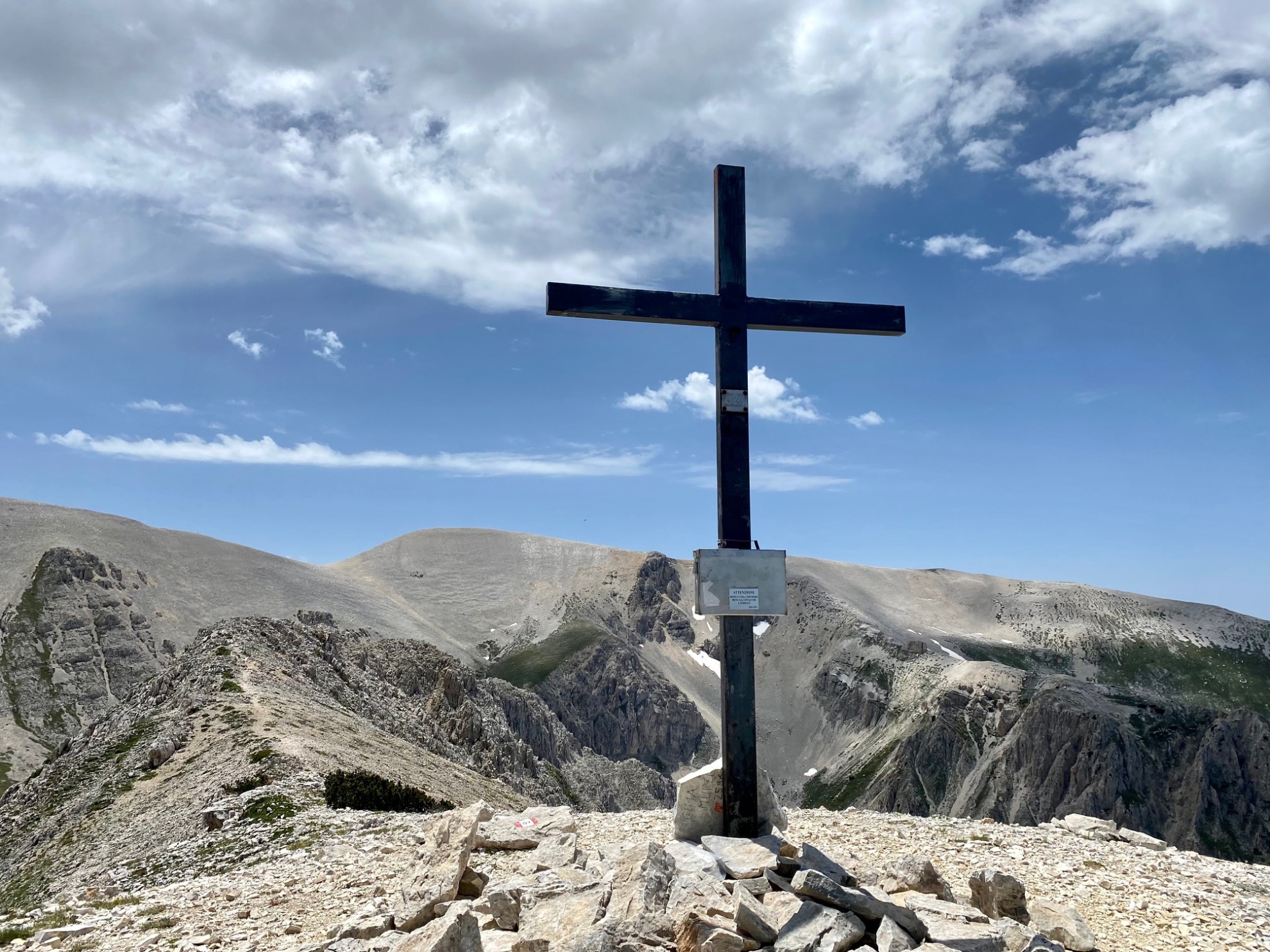 Cima delle Murelle 2596 m · via normale dal Bivacco Fusco (Majella)